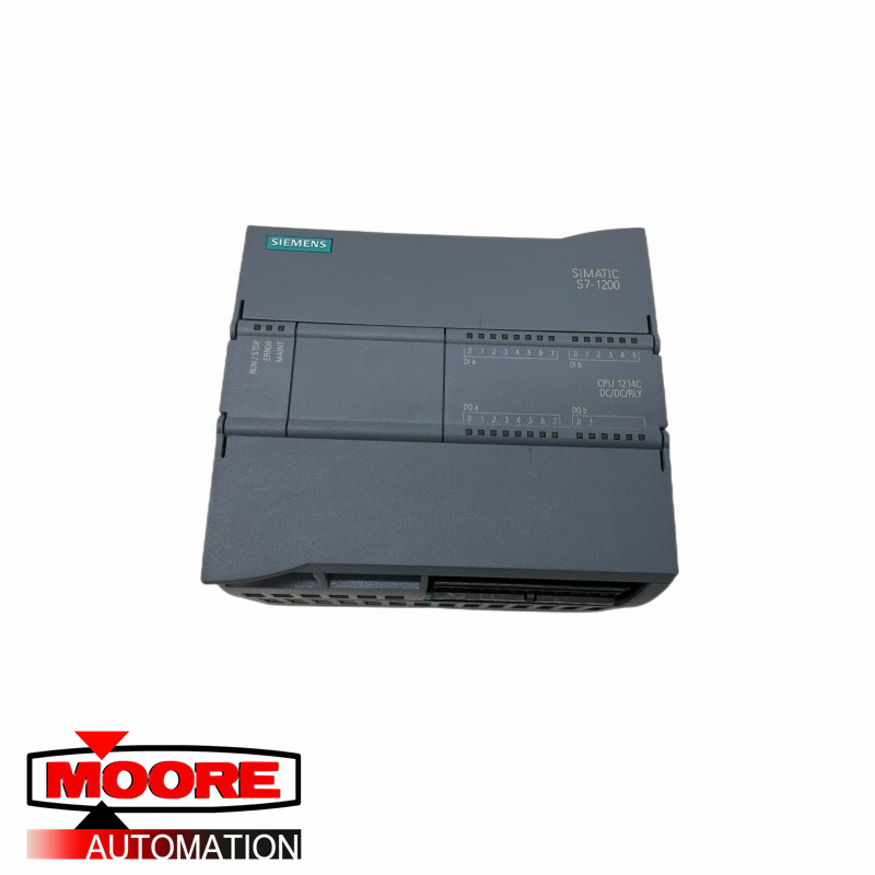 SIEMENS 6ES7214-1HG40-0XB0 CPU 1214C DC/DC/RELAY 14DI/10DO/2AI