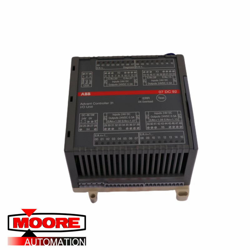 ABB GJR5252200R0101 07DC92 Mô-đun I/O kỹ thuật số có thể định cấu hình