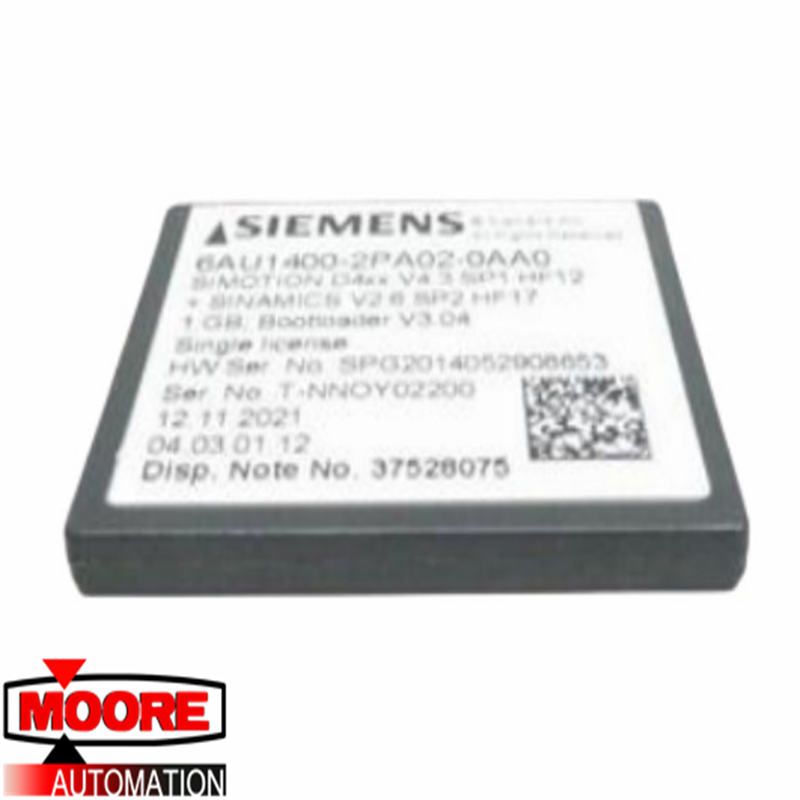 Thẻ nhớ nhỏ gọn SIEMENS 6AU1400-2PA02-0AA0