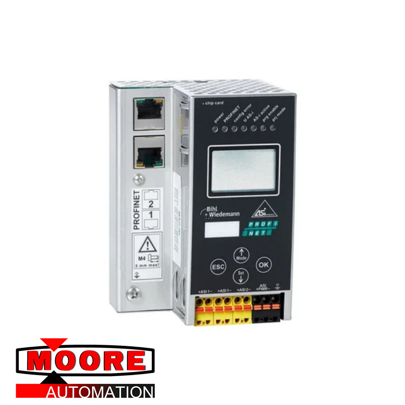 Cổng PROFINET Bihl+Wiedemann BWU3363 bằng thép không gỉ, 2 cổng chính