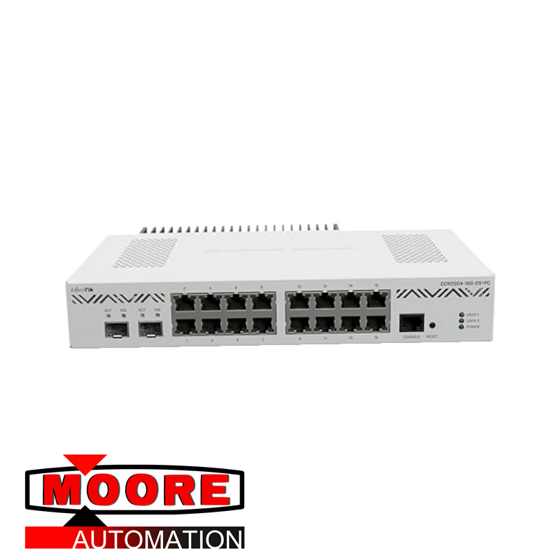 Bộ định tuyến Ethernet MIKROTIK CCR2004-16G-2S+ Cổng Ethernet Gigabit 16x, lồng 2x10G SFP+