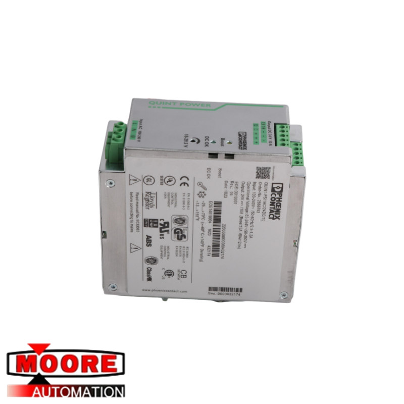 Phoenix Contact 2866763 QUINT-PS/1AC/24DC/10 Bộ nguồn đường sắt (PSU)