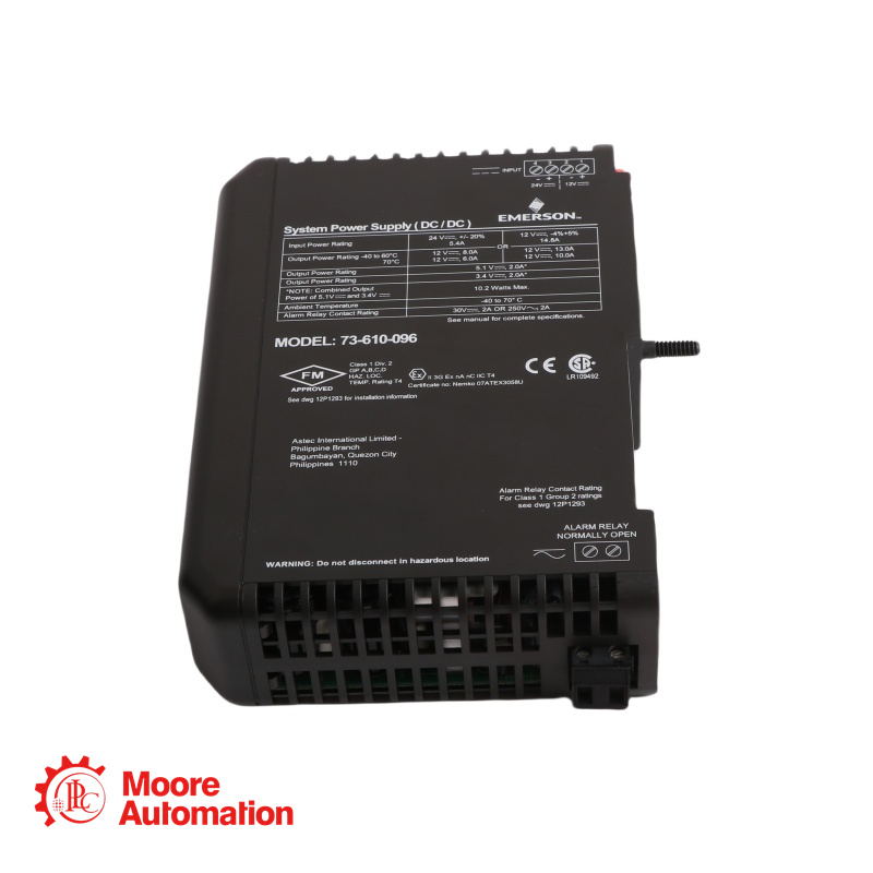 Emerson DeltaV VE5009  KJ1501X1-BC3 12P3935X022 Power Supply