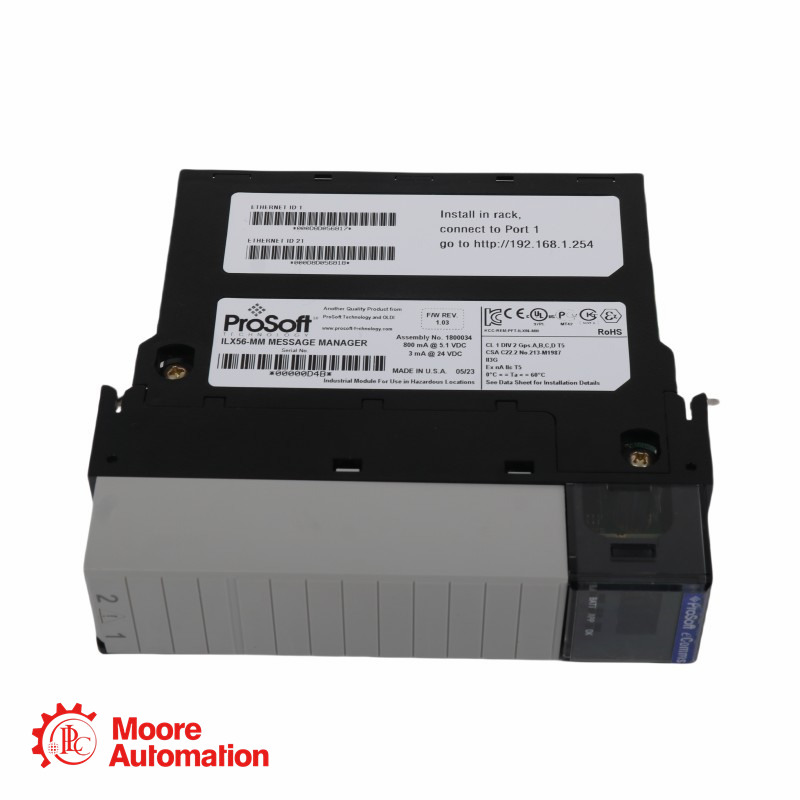 ProSoft Technology ILX56-MM InRAx Message Manager Communications Interface Module