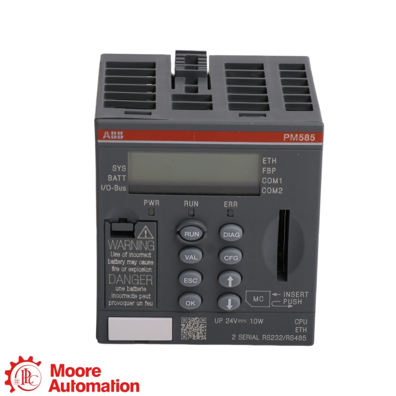 Bộ xử lý PLC ABB PM582-ETH AC500 tích hợp Ethernet