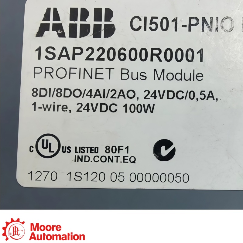 Mô-đun I/O PROFINET ABB CI501-PNIO AC500