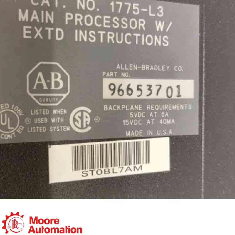 Mô-đun bộ xử lý chính PLC 1775-L3 PLC-3 cấp 3