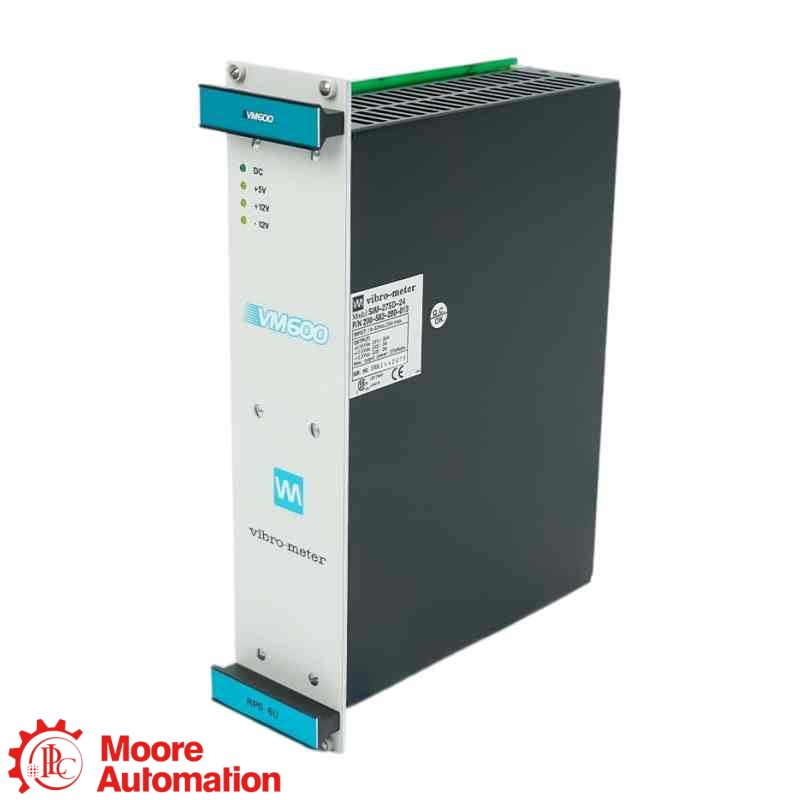 Vibro-Meter RPS6U 200-582-200-12X VM600Mk2 24 VDC Rack Power Supply